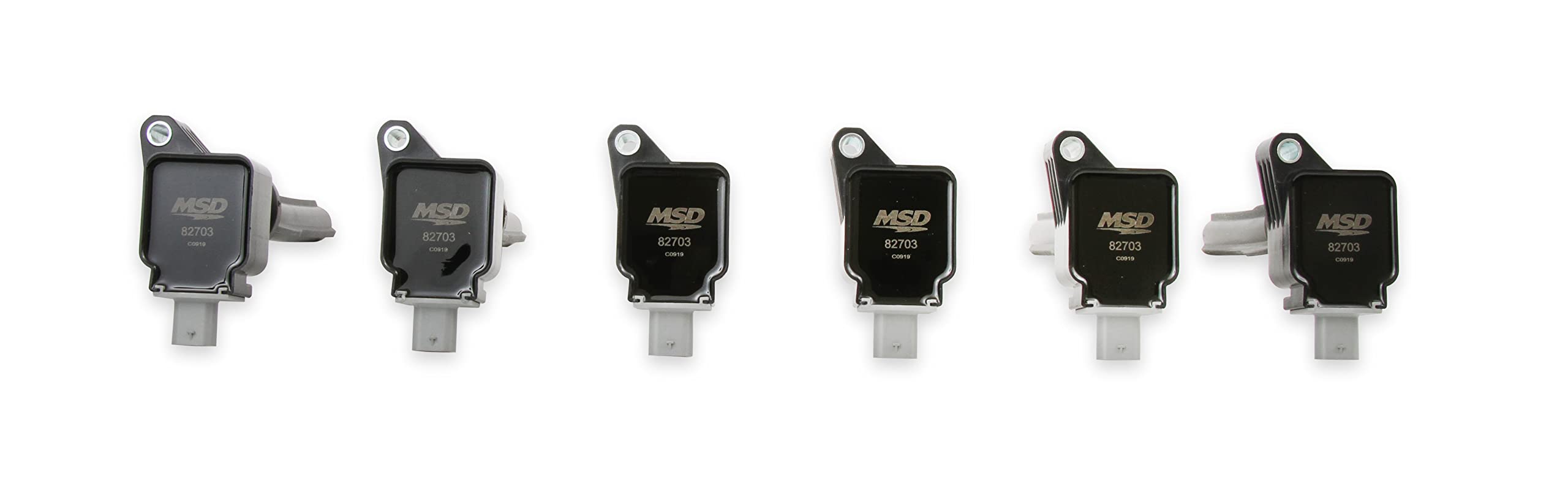 6-Pack MSD 827063 Ignition Coils, Black