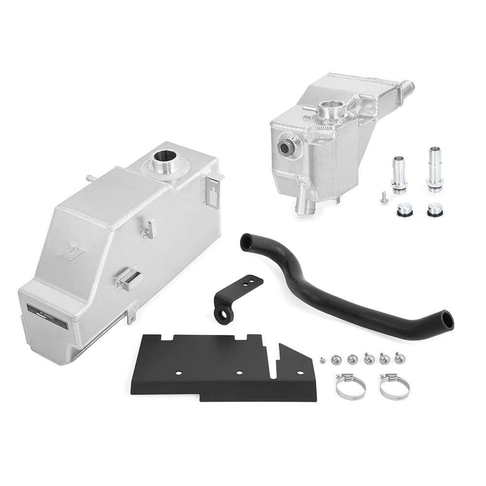 Mishimoto Aluminum Degas Tank Kit MMRT-F2D-11KN, Compatible With 2011-2019 Ford 6.7L Powerstroke, Natural