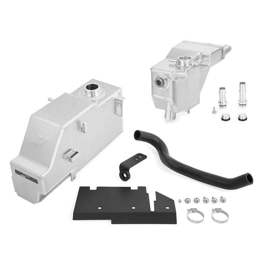 Mishimoto Aluminum Degas Tank Kit MMRT-F2D-11KN, Compatible With 2011-2019 Ford 6.7L Powerstroke, Natural