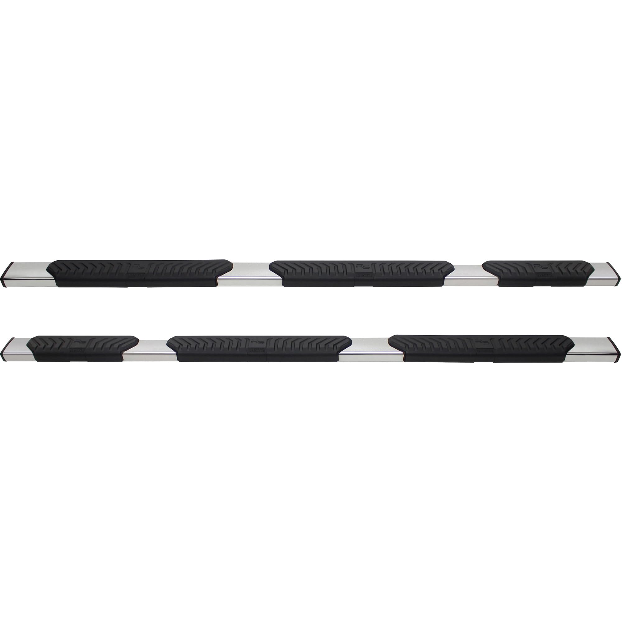 28-534700 Westin R5 Wheel to Wheel Modular Nerf Bars fits 2019-2024 Ram 1500 Crew Cab 5'7" Bed (Exc 2019-2023 1500 Classic) Polished Pair