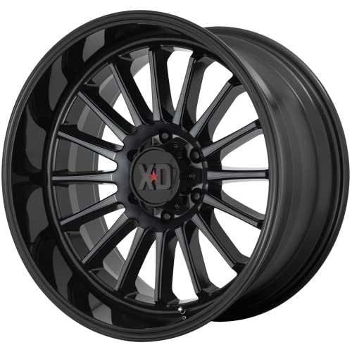 Xd857 Whiplash Gloss Black with Gray Tint XD Wheels Wheel with Alloy Steel (20 x 9. inches /6 x 87 mm, 0 mm Offset)