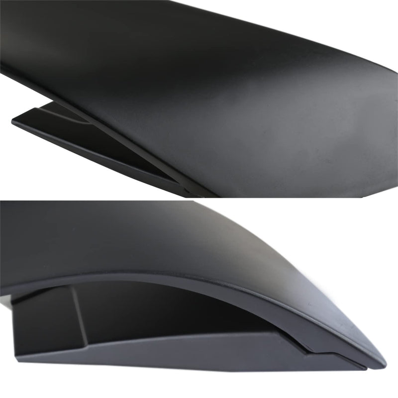 GT350 Style Spec-D Tuning Matte Black ABS Rear Trunk Spoiler Compatible with 2015-2022 Ford Mustang Models