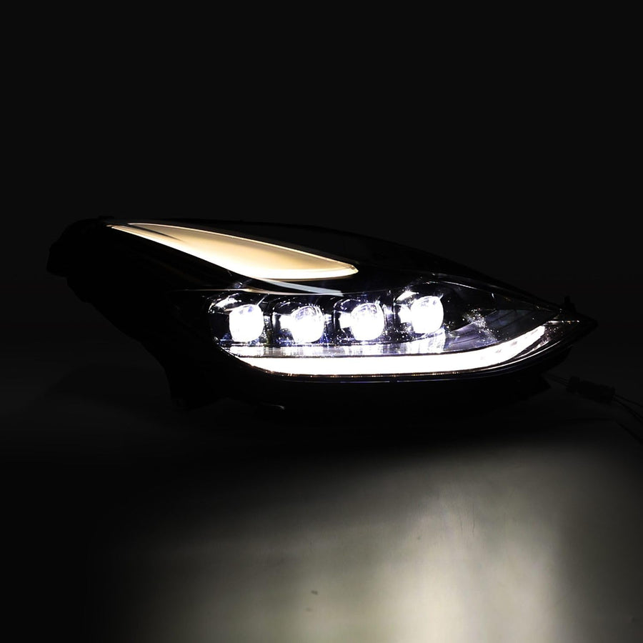 Nova-Series LED Projectors for Tesla Model 3 (2017-2023) & Model Y (2020-2024) by AlphaRex Alpha-Black
