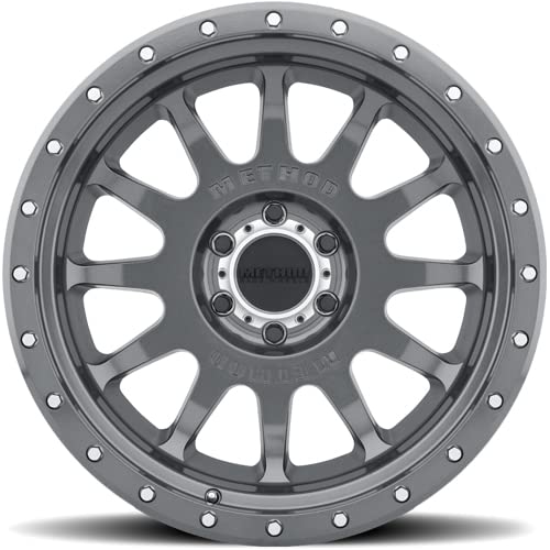605 Method Race Wheels NV Titanium Wheel with Gloss (20 x 10. inches /6 x 5 mm, -24 mm Offset)