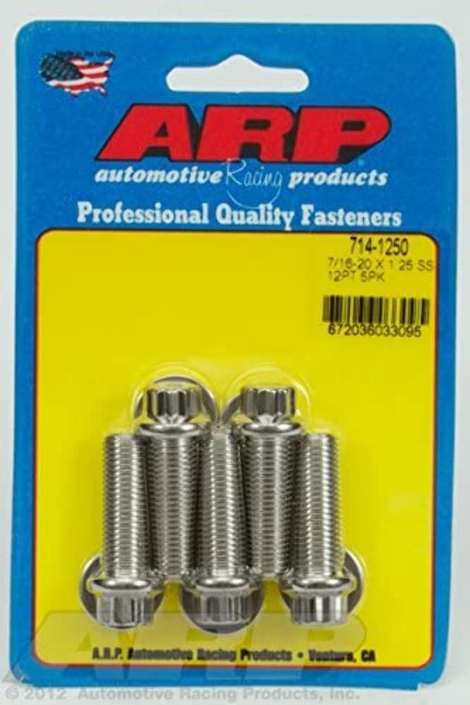 ARP 714-1250 7/16"-20 Bolt, Pack of 5