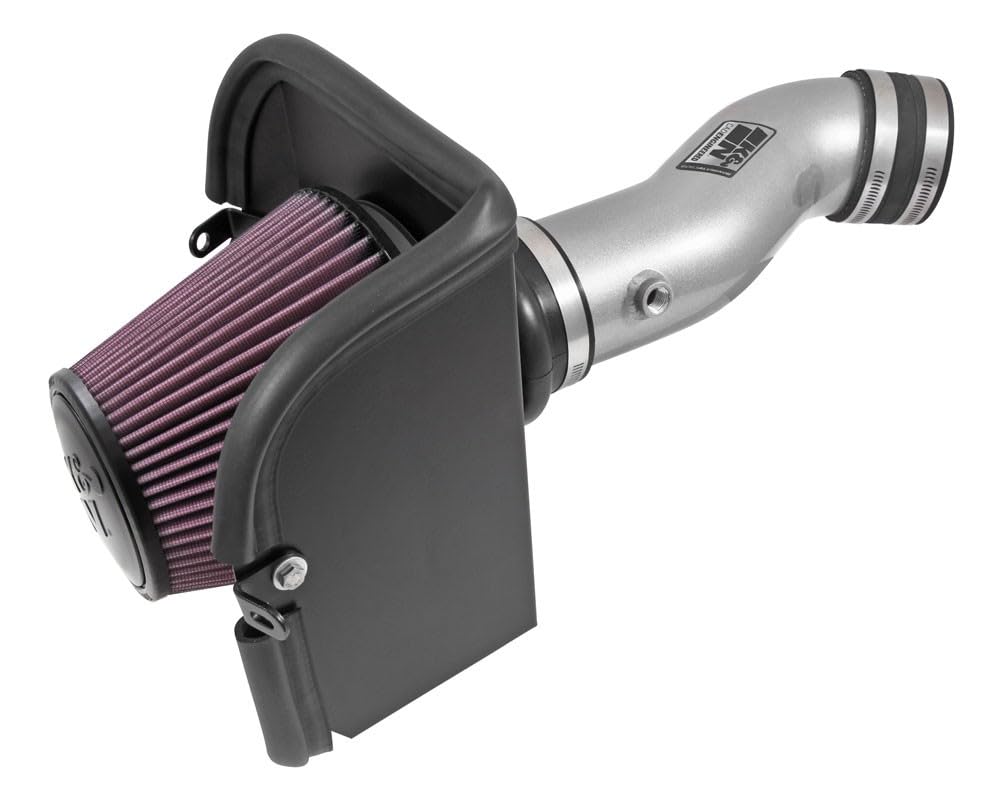 Cold Air Intake System K&N: High-Flow Air-Filter, Increase Performance & Horsepower: Compatible with 2014-2018 JEEP Cherokee, 77-1569KS