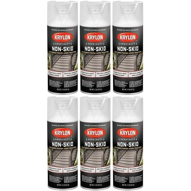 Krylon Clear Non-Skid Paint 6/BX #K03400