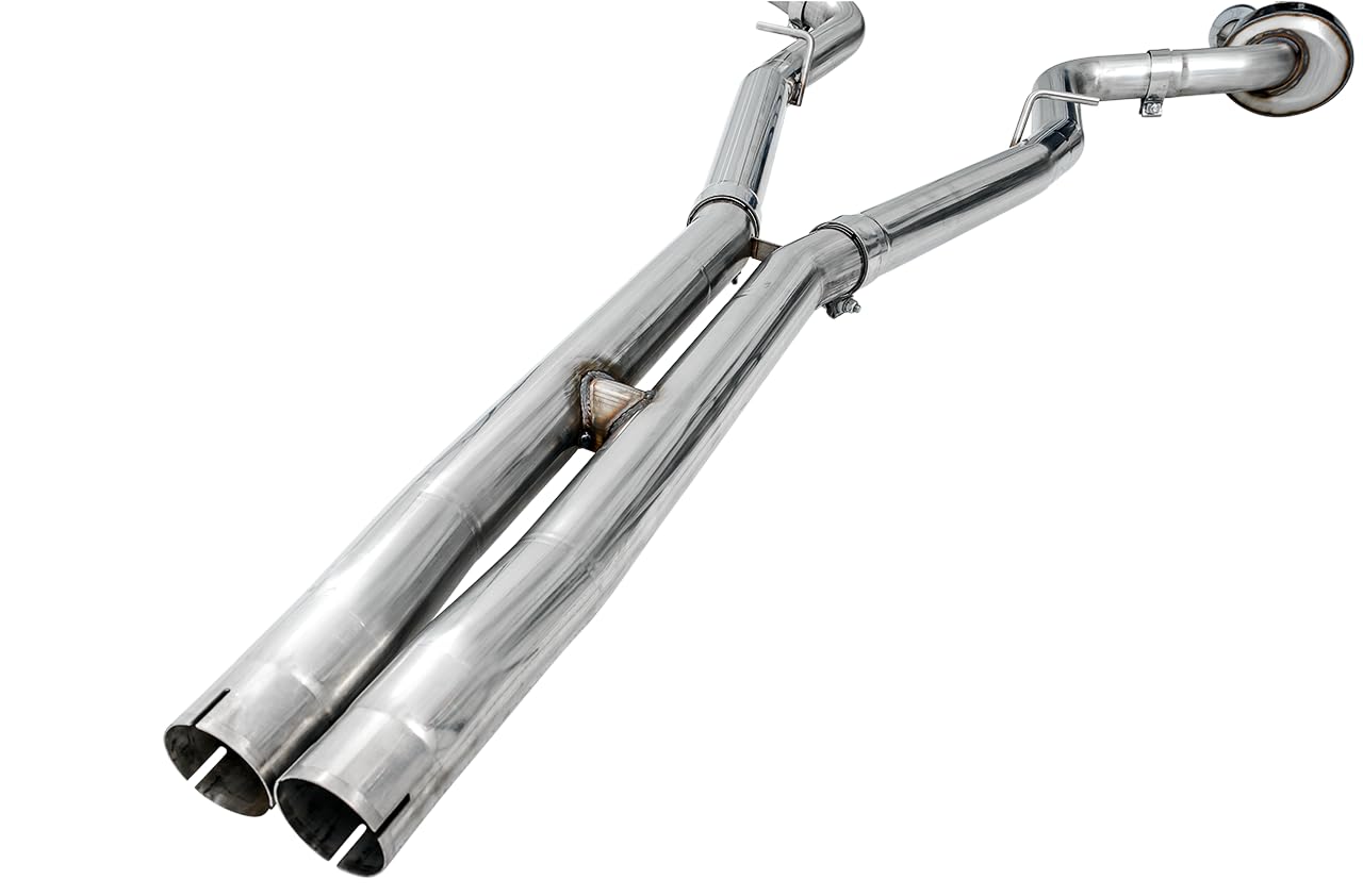 Dodge Challenger AWE Tuning 2015+ 6.4L/6.2L Non-Resonated Touring Edition Exhaust - Quad Black Tips
