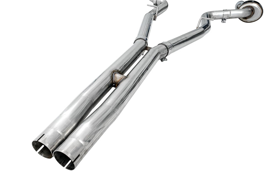 Dodge Challenger AWE Tuning 2015+ 6.4L/6.2L Non-Resonated Touring Edition Exhaust - Quad Black Tips
