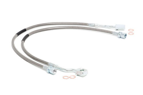 Rough Country Front Brake Lines GM for 2007-2019 1500/11-19 2500/3500HD - 89370