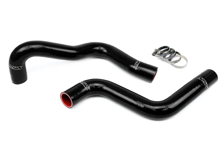 Black HPS 57-1037-BLK Silicone Radiator Coolant Hose Kit