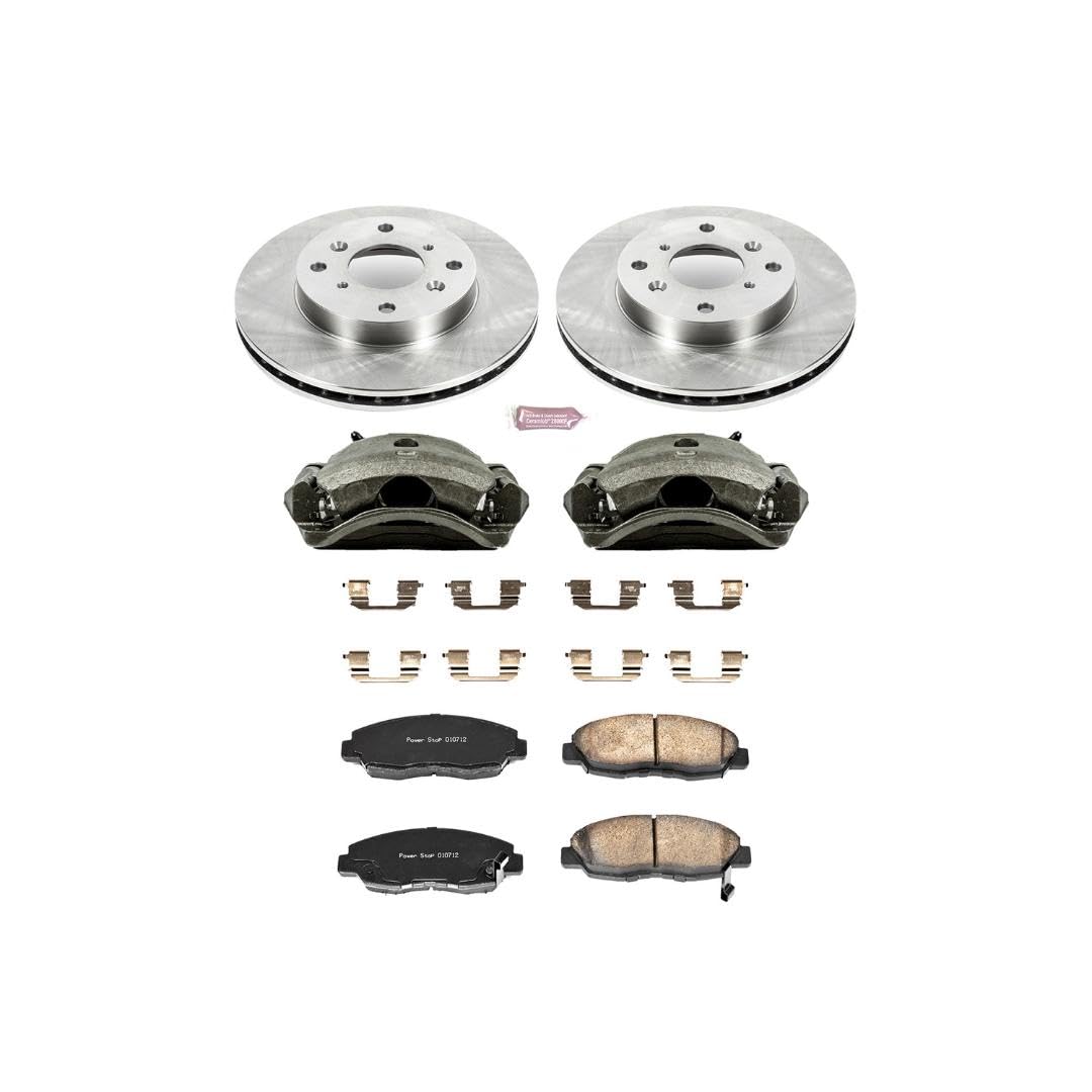 Power Stop KCOE1239 1-Click Autospecialty OE Replacement Brake Kit with Calipers For Acura CL 1998-1999 [Model Specific]