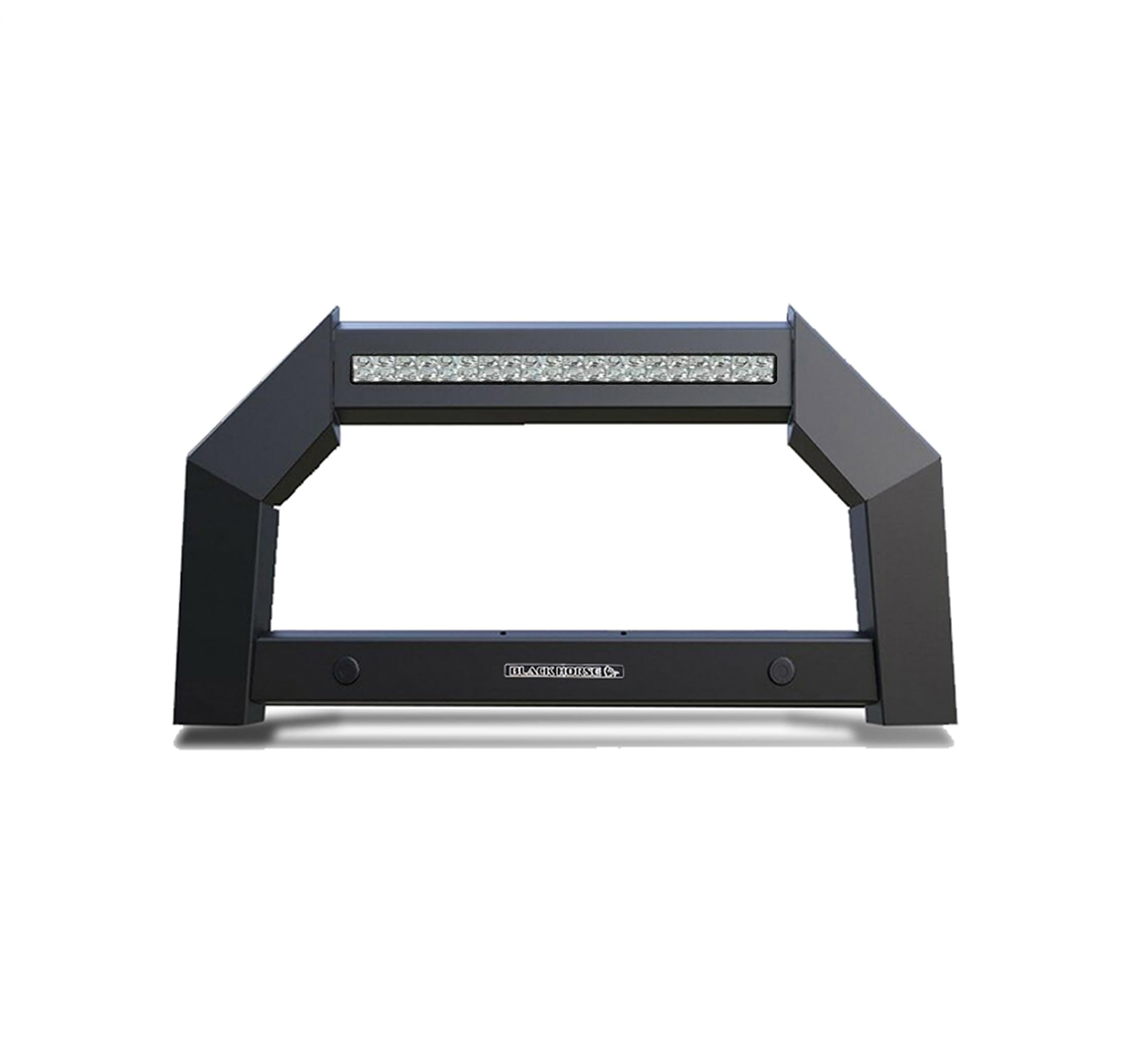 Bull Bar Black Horse Armour No Skid Plate Matte Black Compatible with 2005-2021 Nissan Frontier-AB-NI25-NL