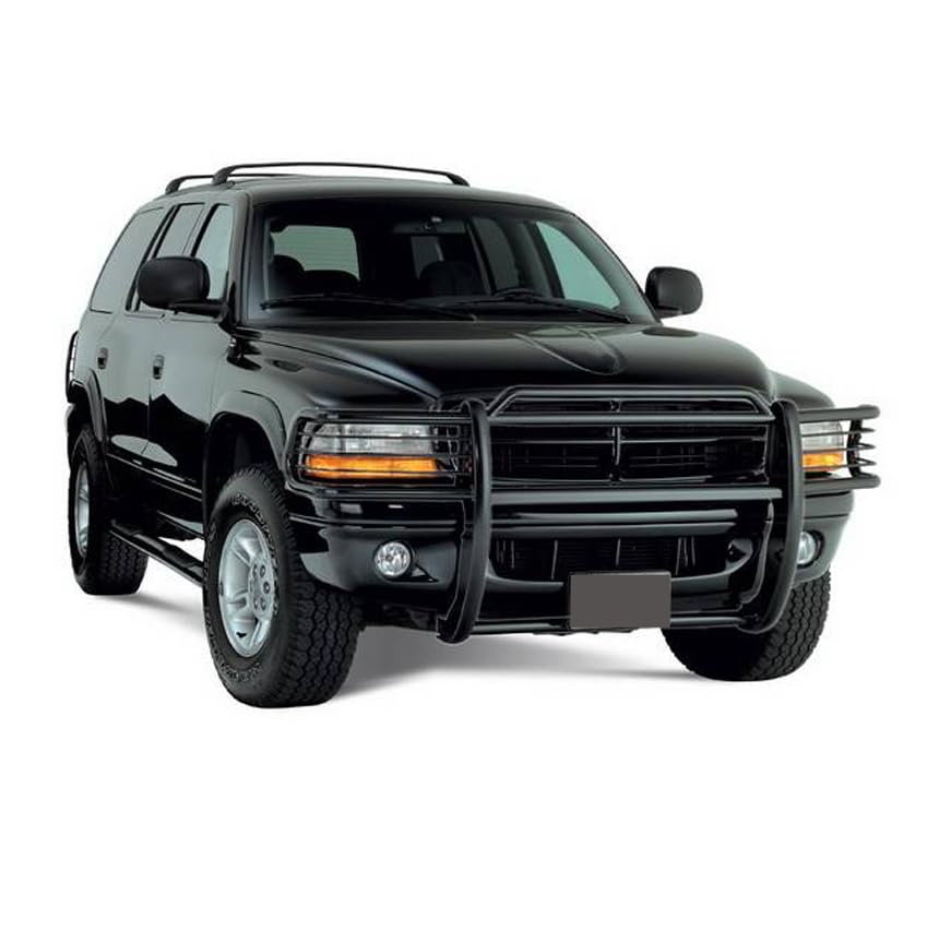 Grille Brush Black Horse Bumper Guard Modular Compatible with 2000-2003 Dodge Durango-17BH23MA