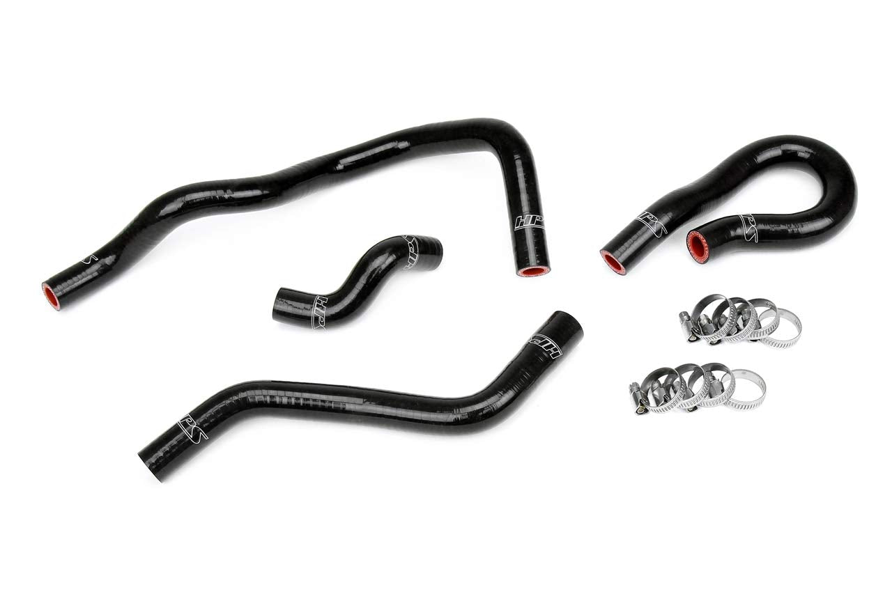 3-ply Black HPS Reinforced Silicone Heater Coolant Hose Kit 57-1773-BLK