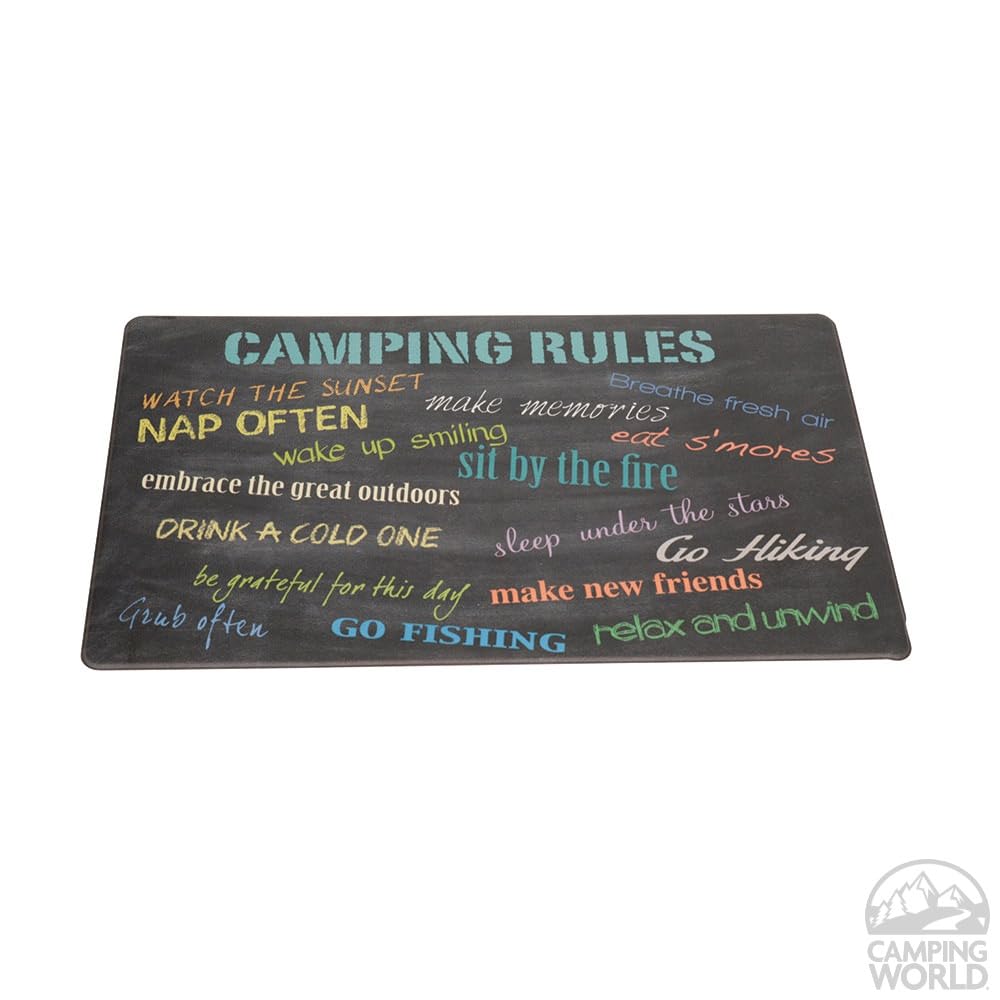 Kittrich Camp Rules Anti Ftigue Kitchn Mat (Strb-14846-20)