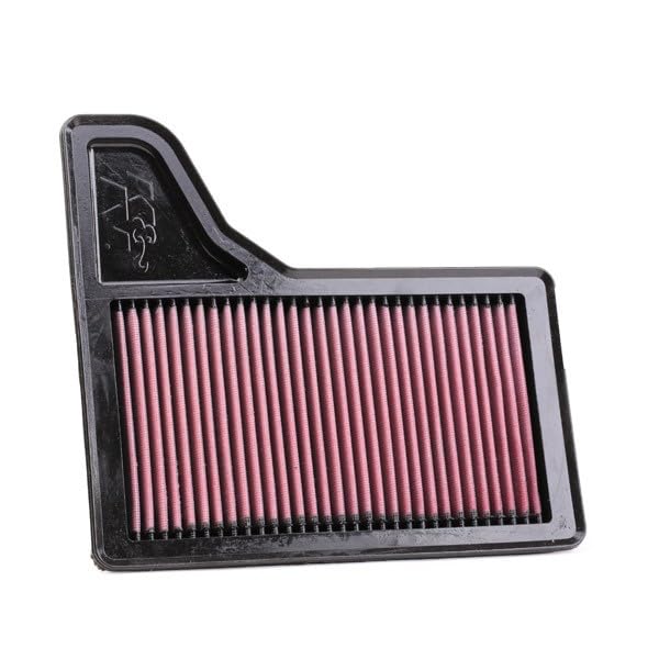 K&N Original High-Flow Lifetime Engine Air Filter: Increase Power: Premium, Washable: Compatible with 2015-2023 FORD: Mustang, Mustang GT, 33-5029