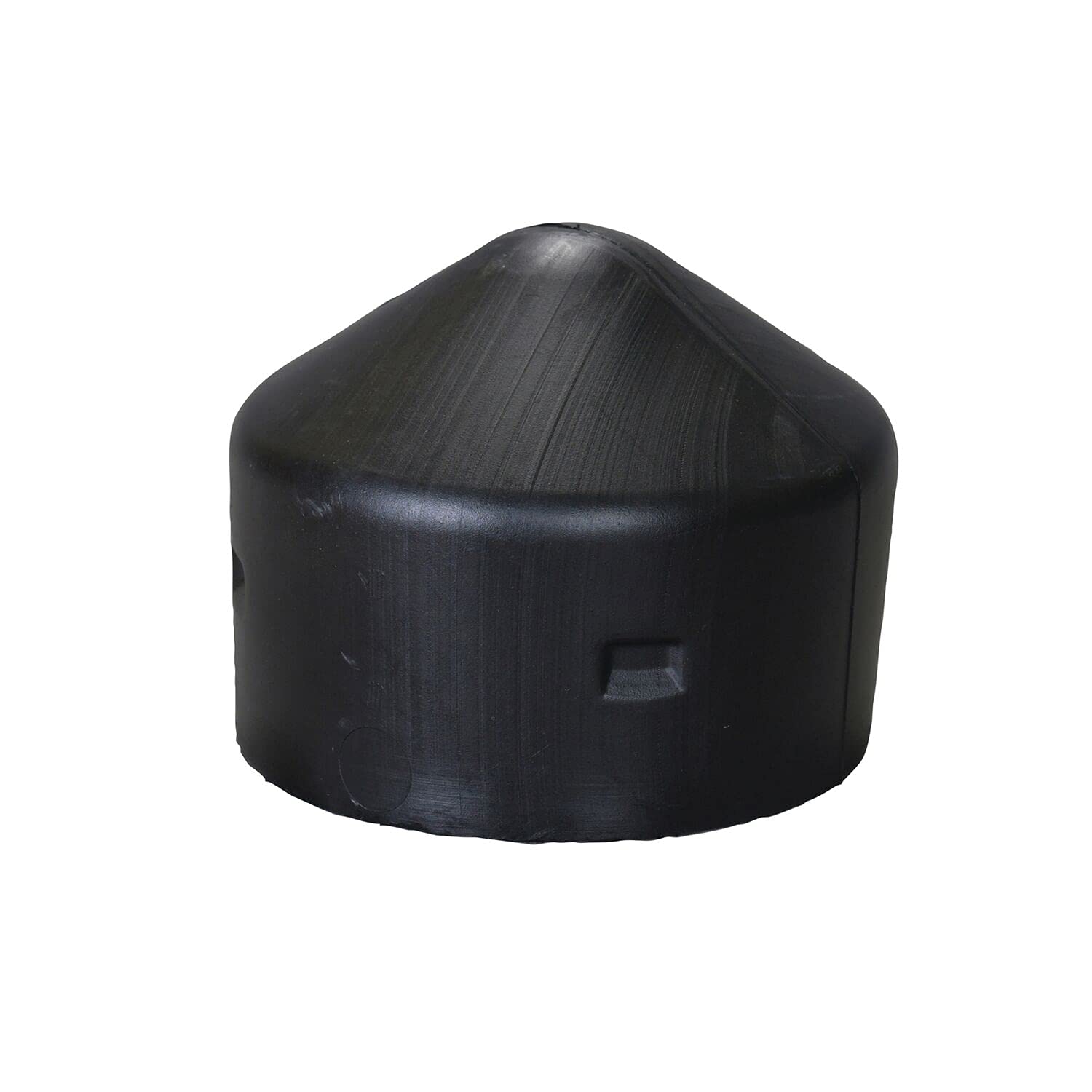 Bollard Post Cap Eagle 1758, Round, 5" Size, 5-27/32" Diameter, Black