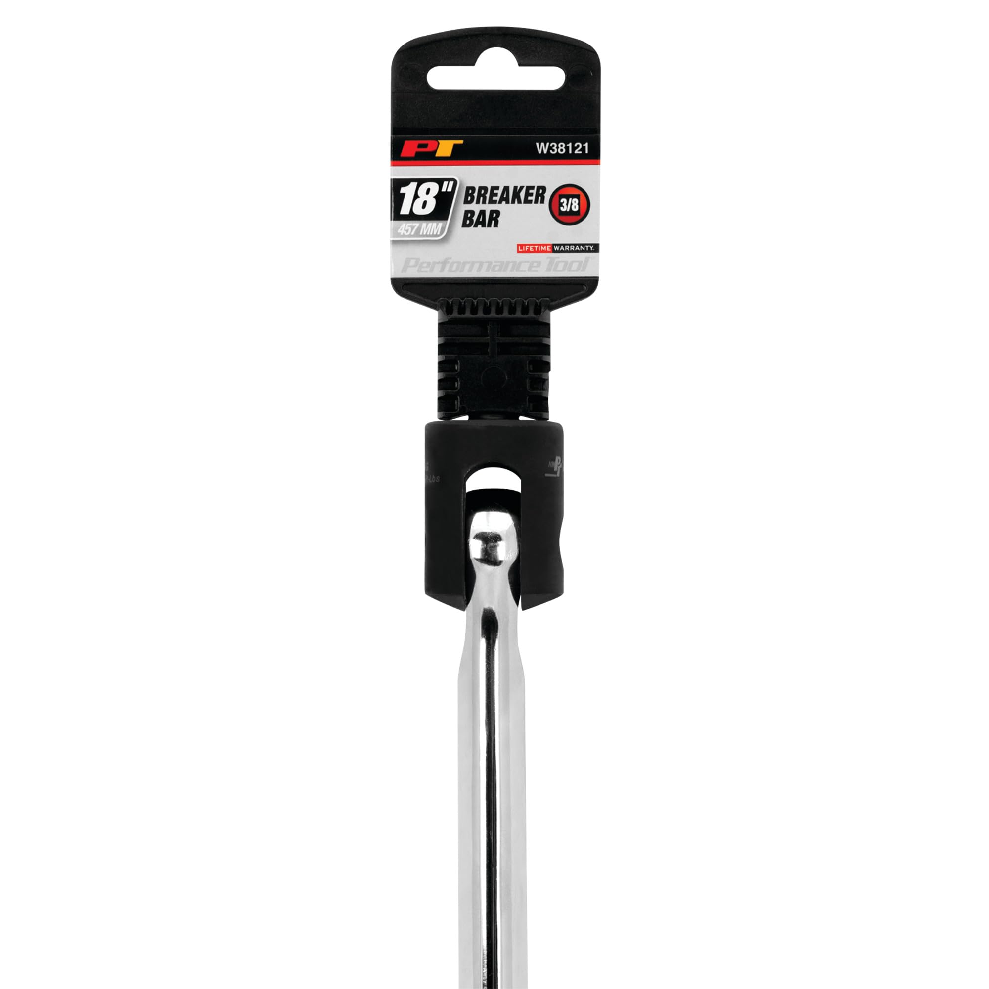 3/8-in Drive Performance Tool W38121 Breaker Bar Home Improvement Hand Tool, Chrome Plated, 18-Inches