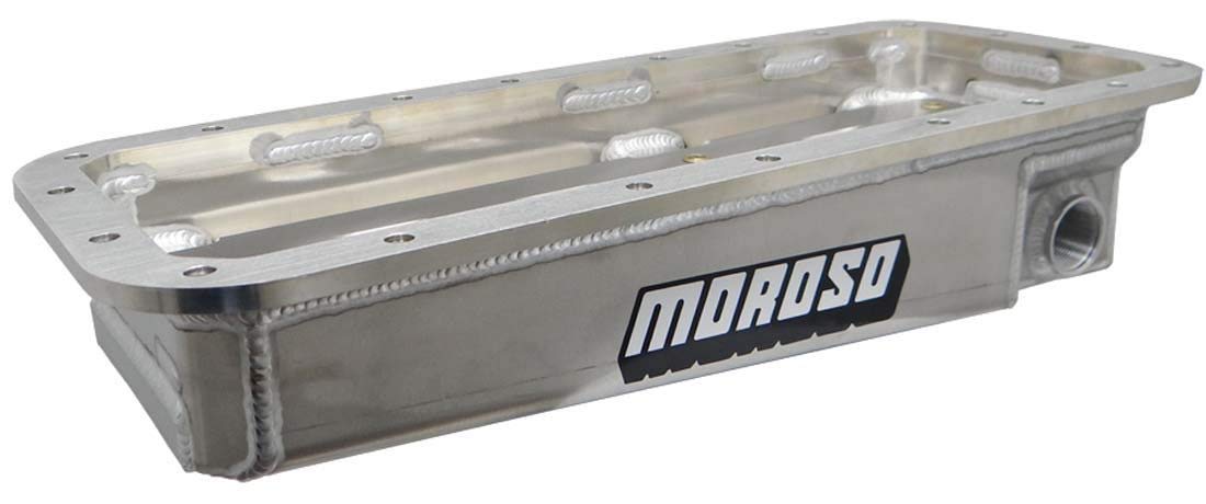 Moroso Wet Sump Aluminum Oil Pan 20045, Fits BAE/KB/426 Hemi Engines, Funny Car/Pro Mod