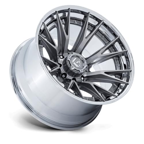 FUEL OFF-ROAD FC402 20X9 CATALYST 8X170 5.04 1mm PLATINUM WITH CHROME LIP - FC402AP20908701