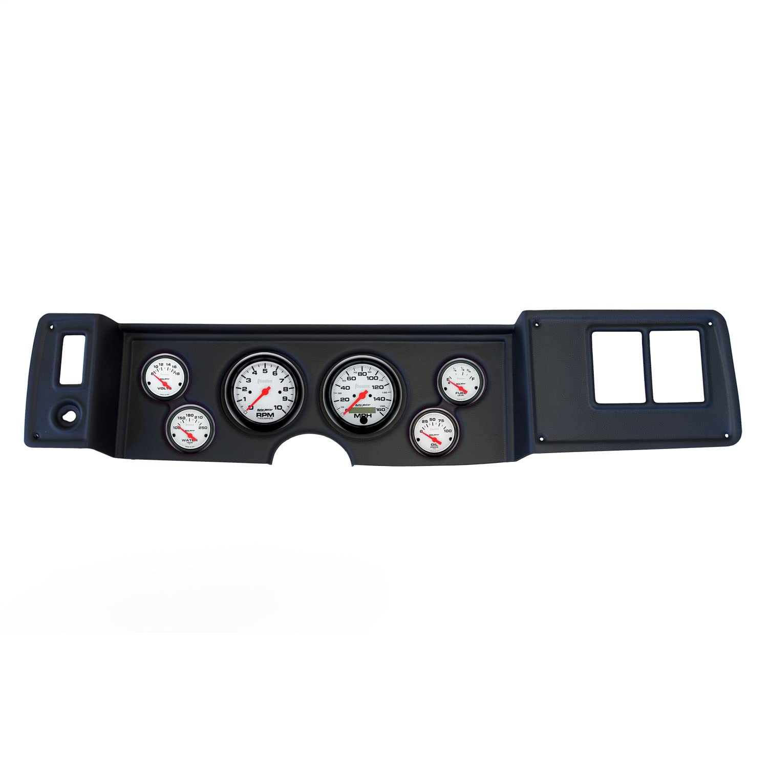 AutoMeter Dash Kit Direct Fit, Camaro 79-81, Tach/Mph/Fuel/Oilp/Wtmp/Volt, Phantom (2133-09)