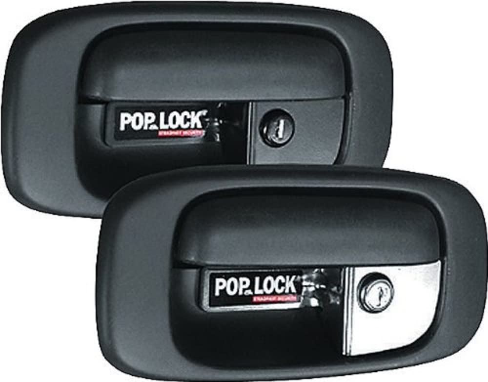 Black Pop & Lock PL1700 Manual Tailgate Lock for Chevy/GMC
