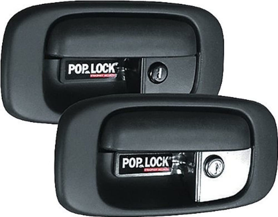 Black Pop & Lock PL1700 Manual Tailgate Lock for Chevy/GMC