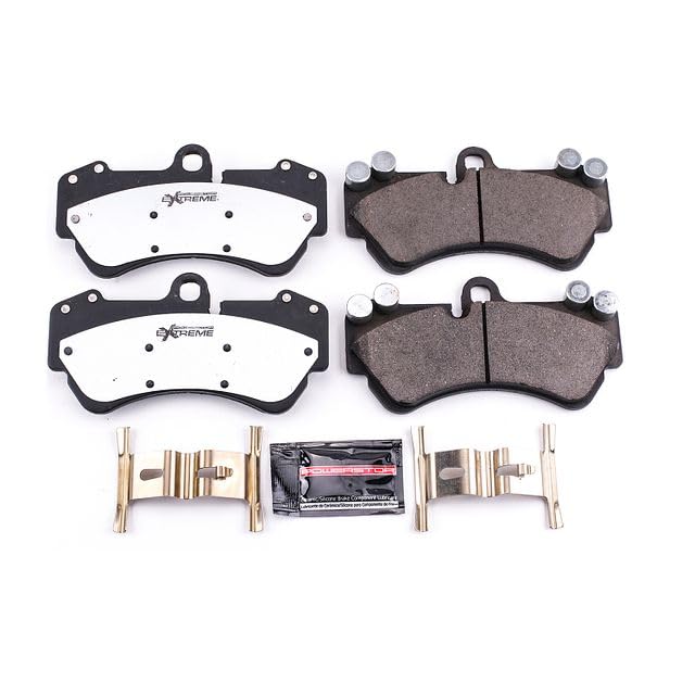 Power Stop Z26-1007 Front Z26 Carbon-Fiber Ceramic Brake Pads For Mercedes-Benz G550, Porsche Cayenne, VW Touareg [Model Specific]