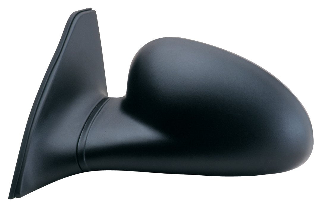 Fit System Mirror Driver Side for Ford Escort Sedan, Mercury Tracer, Black, Non-Foldaway, Manual