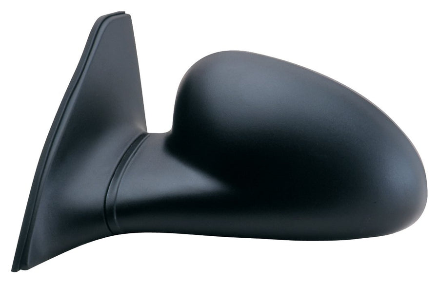 Fit System Mirror Driver Side for Ford Escort Sedan, Mercury Tracer, Black, Non-Foldaway, Manual