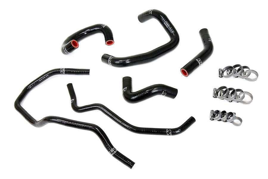 3-ply HPS Black Reinforced Silicone Heater Coolant Hose Kit 57-2014-BLK