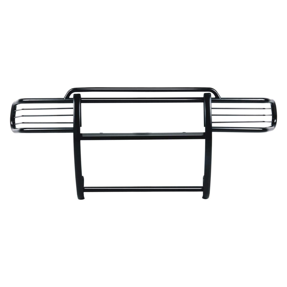 Van Grille Guard TrailFX E0027B Fits Ford Transit-150 2015-2019 Steel 1-Piece Gloss Black Powder Coated Grille Guard with Brush Guard Includes Mounting Hardware