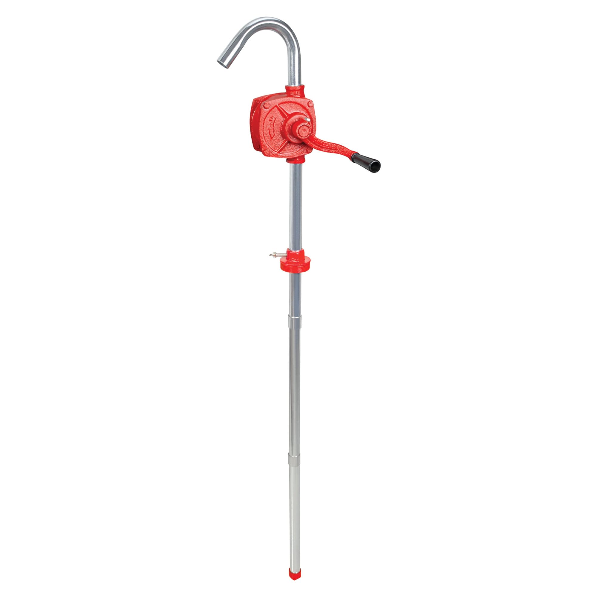W54270 Performance Tool Rotary Barrel Pump, Pumps Light to Medium Viscosity Oils, 3 Piece Suction Pipe, 30-55 Gallon Barrels, Bung Adapter