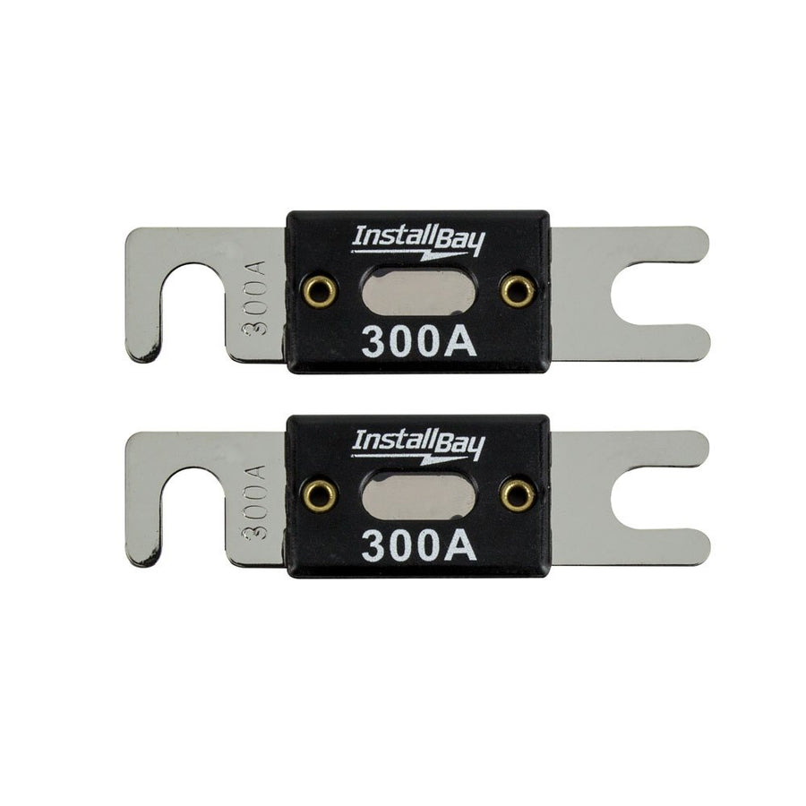 Install Bay 300 Amp ANL Fuses - ANL300-10 (10 Pack), Black