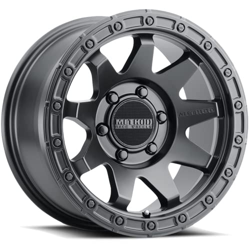 Black Method Race Wheels 317 Wheel with Matte (20 x 9. inches /6 x 5 mm, 0 mm Offset)