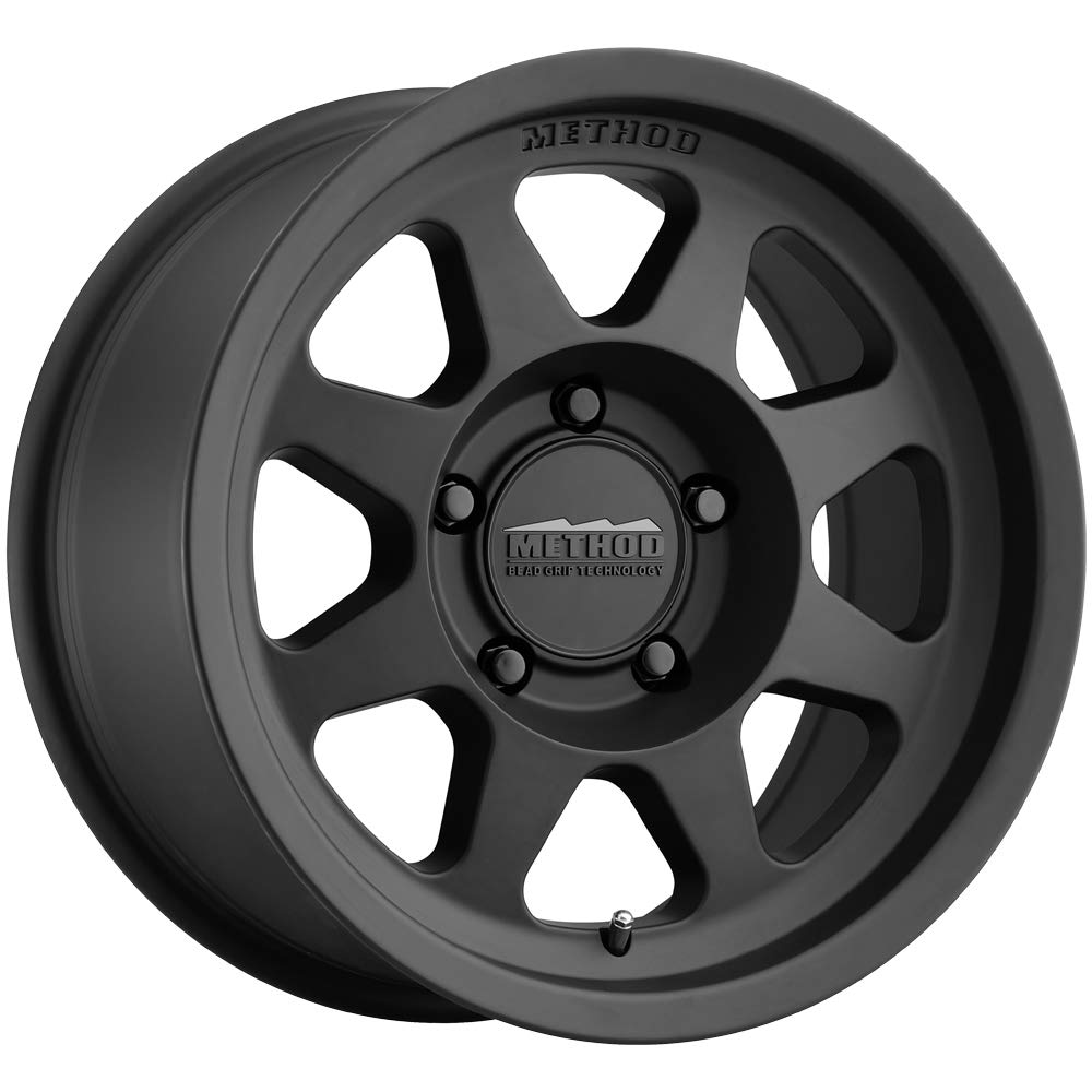 Black Method Race Wheels 701 Wheel with Matte (17 x 7.5 inches /5 x 108 mm, 30 mm Offset)