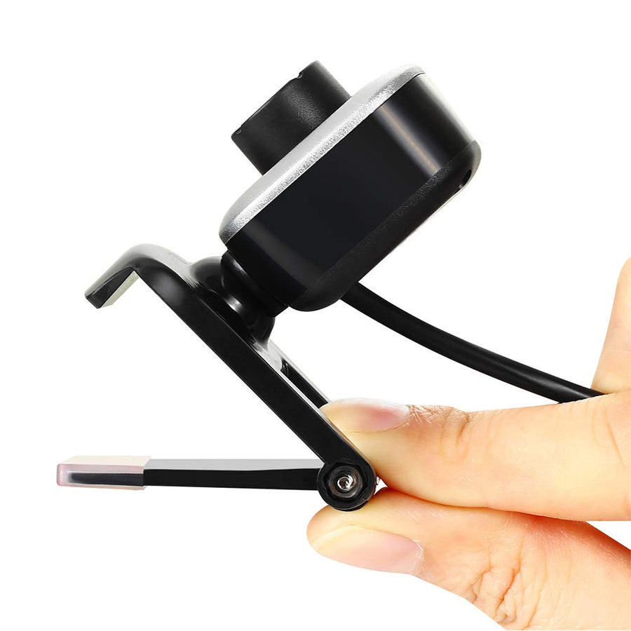 1080P HD Webcam with Built-in Microphone, Web Game USB Camera, Computer Web Camera High Definition Free Drive, for Video Conference Online Teaching