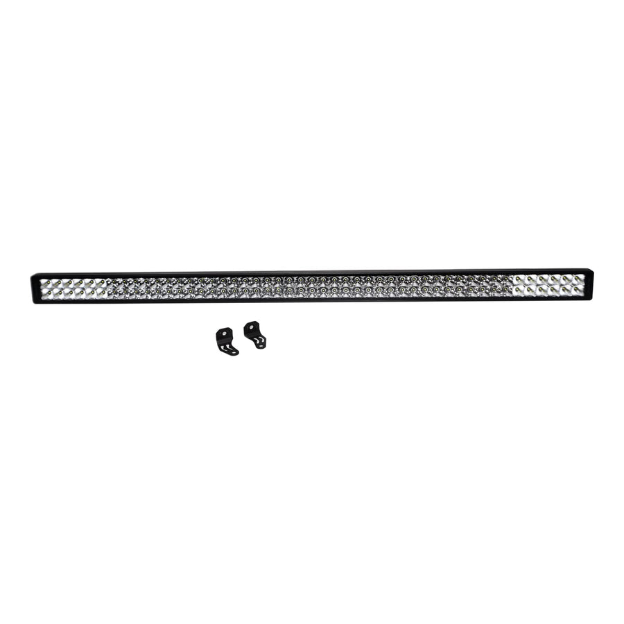 50 Inch Trailfx LED Light Bar 288W Combo Spot Flood Beam 96 CREE LEDs 25920 Raw Lumens, Black Aluminum Housing Polycarbonate Lens Wiring Harness and Mounting Brackets Included