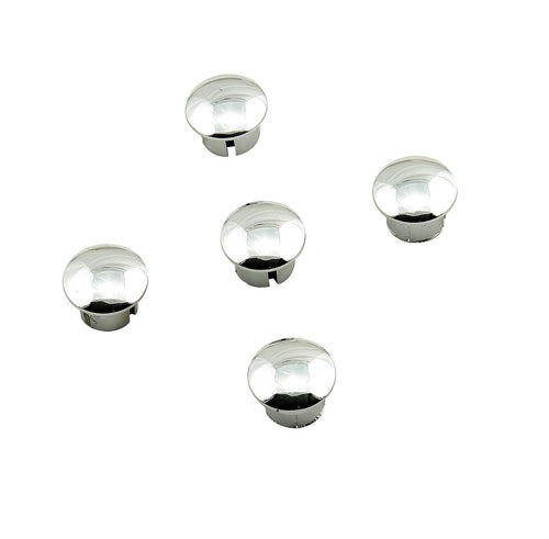 Chrome Mr. Gasket Wheel Plugs 5104