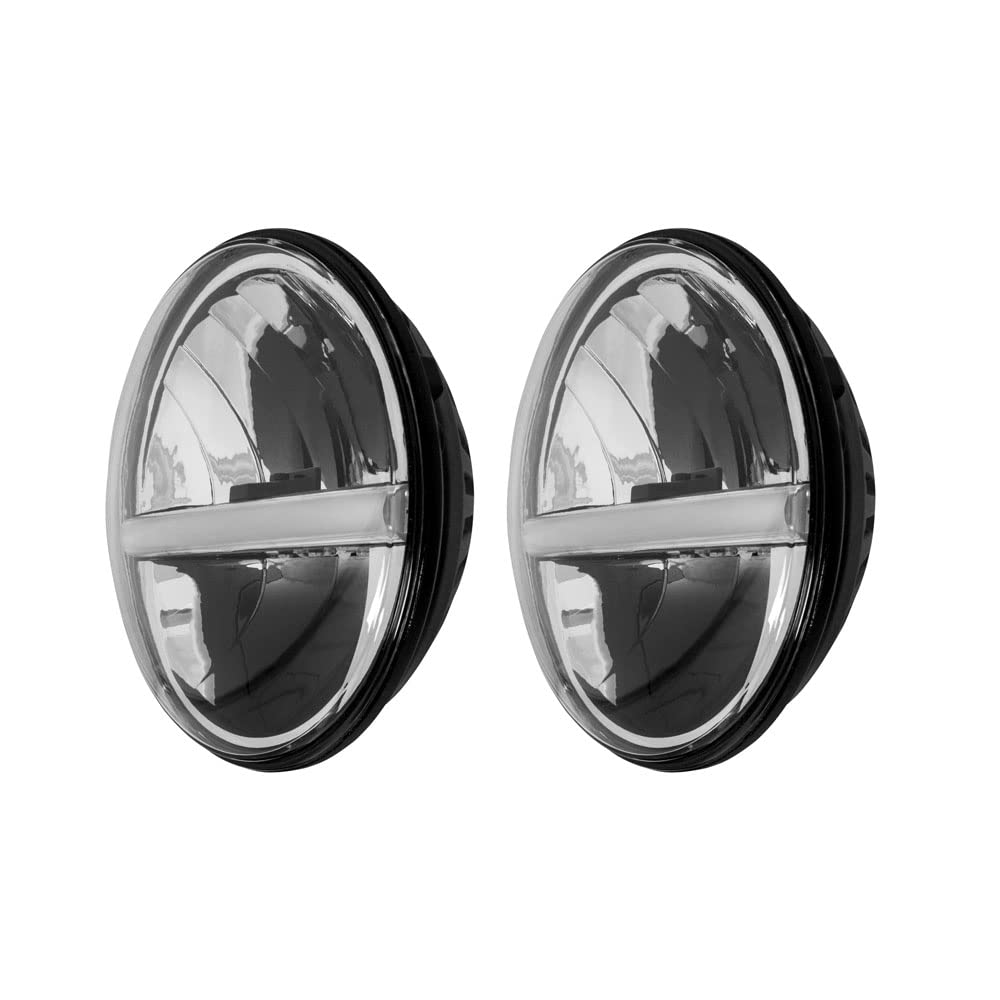 Jeep Metra - RGB Backlit Headlight 7", LED Headlight Replacements (JP-704RGB)