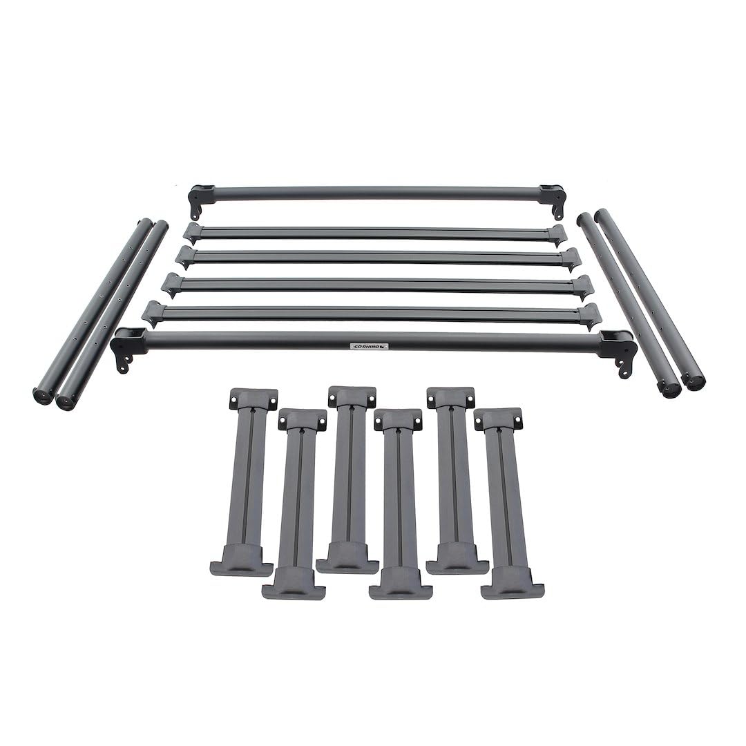 Go Rhino Overland Xtreme Rack - Full-Size Trucks XRS Rack - Full-Size Trucks | Steel and Aluminum, Textured Black | 5952000T-01 | Fits 2015 - 2024 Full-Size Trucks (See Description)