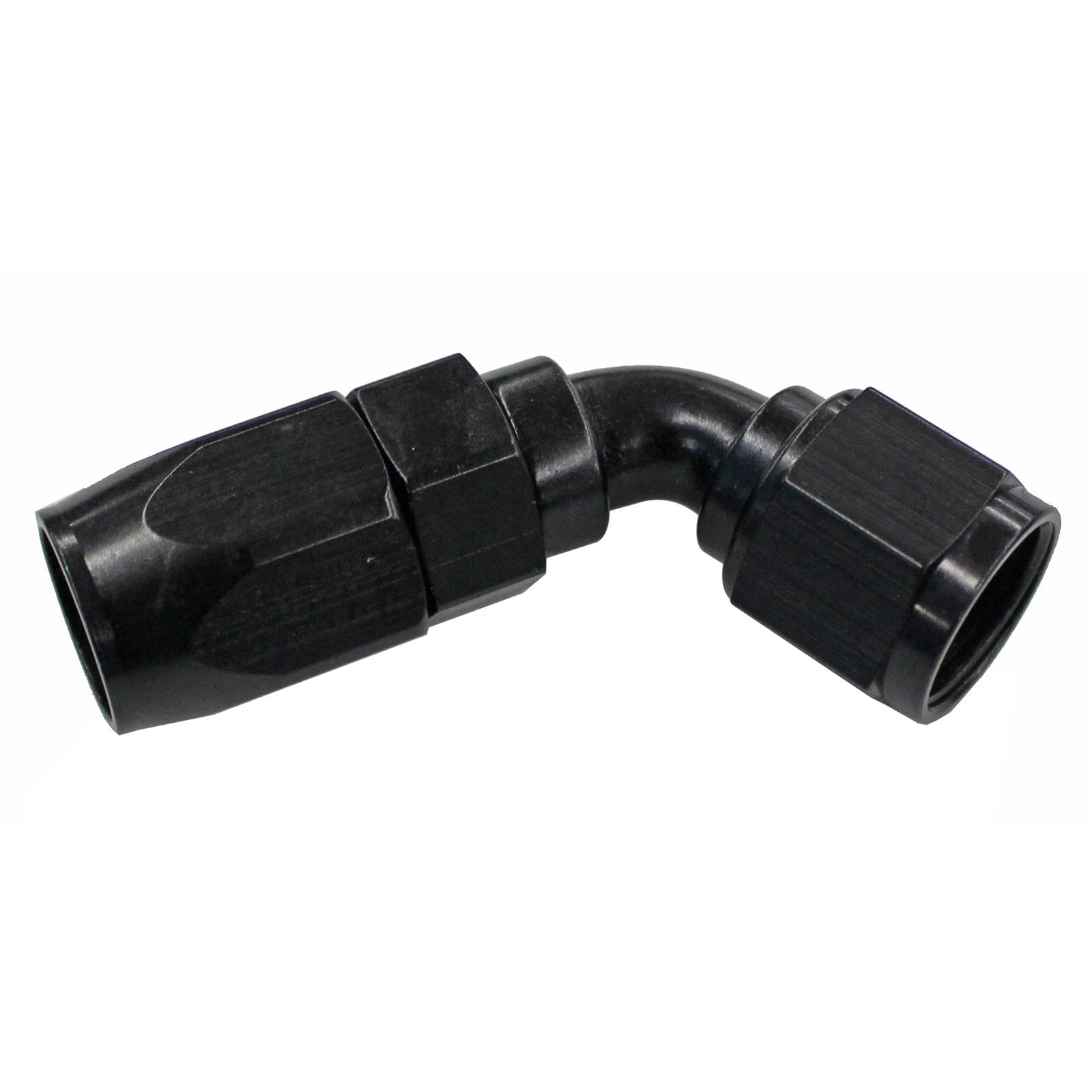 60 Degree Fragola 3000 Series Bent Tube Hose End, -8 A-N - Black