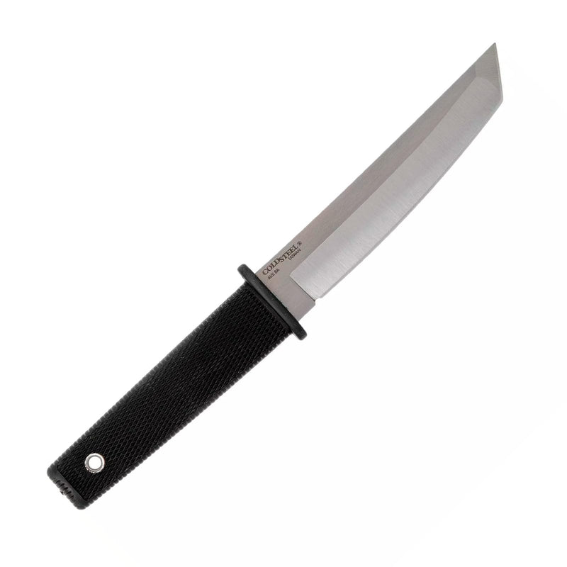 Cold Steel Kobun 5.5" Plain Edge Japanese AUS8A Stainless Steel Tactical Hunting Knife, Ergonomic Kray-Ex Handle, Secure-Ex Sheath - Blister Pack