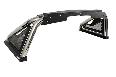 Sport Bar 2.0 Go Rhino w/Mounting for up to 6" Individual Lights & LED Light Bars up to 40" | Stainless Steel, Polished | 915000PS | Fits 2016-2023 Toyota Tacoma & Others (See Description)