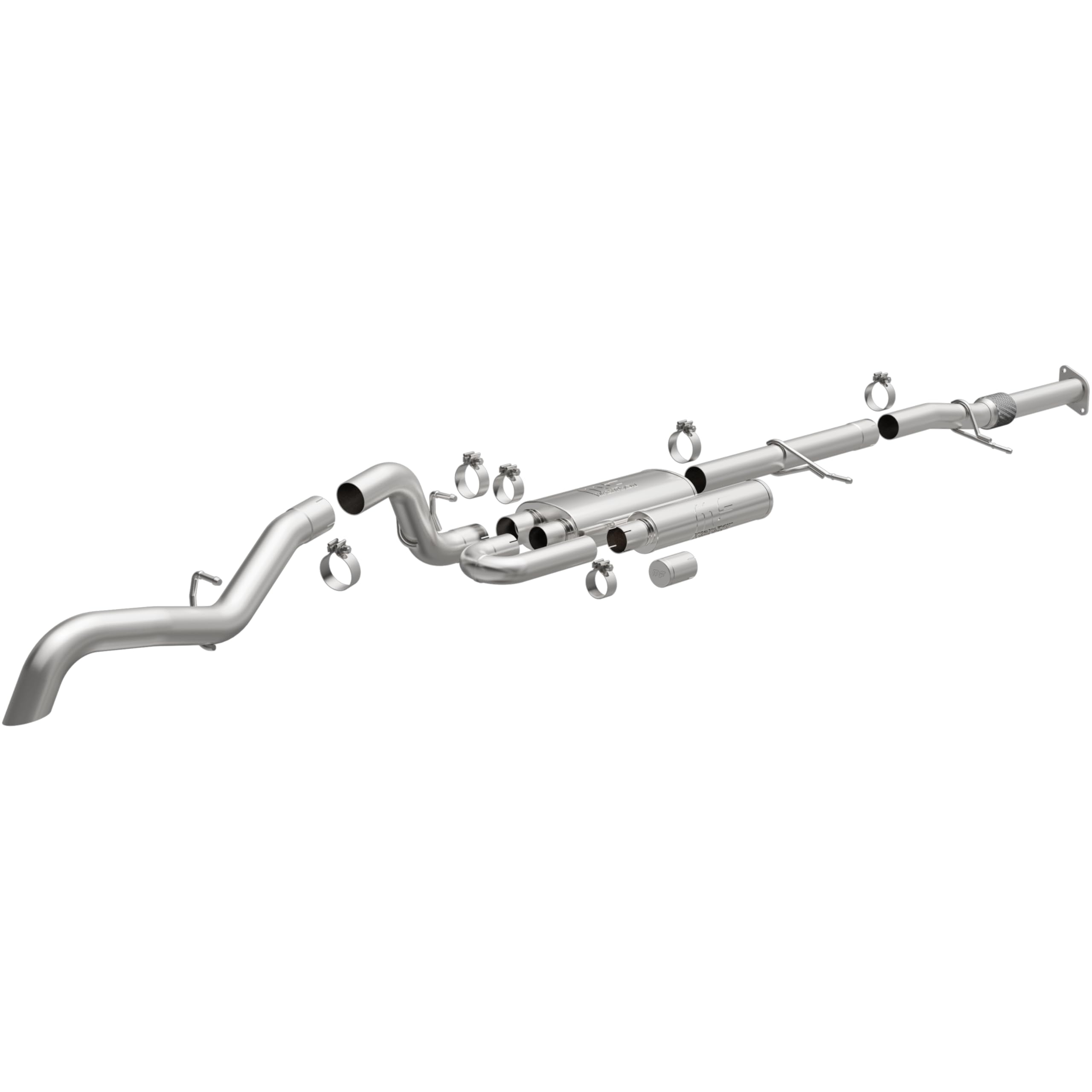 Performance Exhaust System MagnaFlow 19648: Cat-Back, Overland Series, Single Passenger Side Rear Exit Style