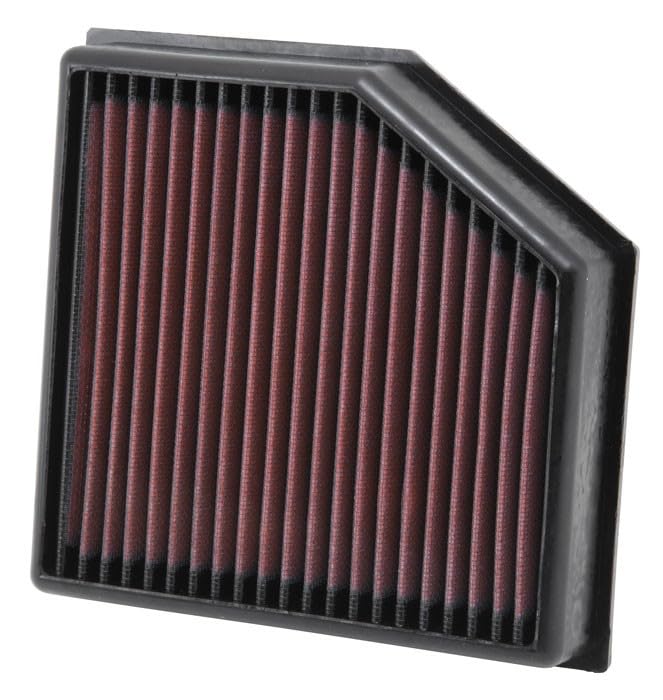 K&N Engine Air Filter: Replacement Car Air Filter, Washable, Clean Every 75,000 Miles, Reusable, Premium: Compatible with 2013-2016 Dodge Dart, 33-2491