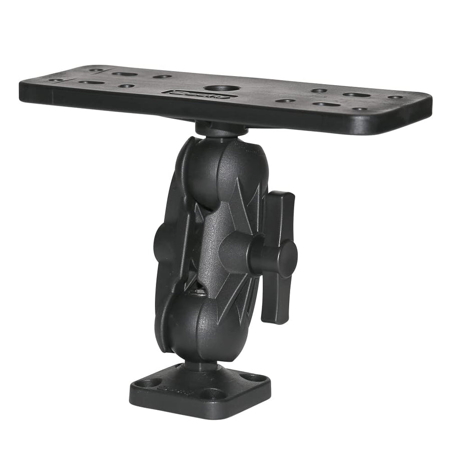Ball-Mount Scotty 0163 Fish Finder and Universal Mounting Plate , Black , Large