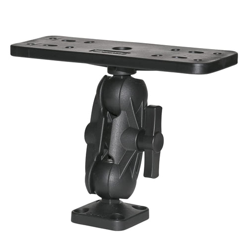 Ball-Mount Scotty 0163 Fish Finder and Universal Mounting Plate , Black , Large