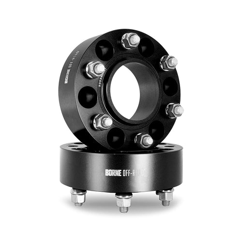 Wheel Spacers Mishimoto, 6x135, 87.1 Center Bore, M14x1.5, 50mm Thick, Black